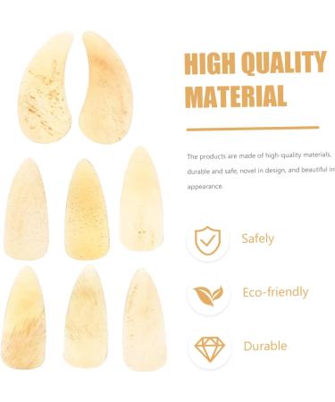 WOFASHPURET 8pcs Guzheng nails guitar picks for kids guzheng picks acoustic guitar picks bass finger picks guzheng ox horn pick thin guitar picks thumb picks child finger guard Ukulele horns 3X1.2X0.1CM Light Yellow 01 - Buy Online on GoSupps.com
