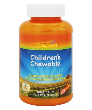Thompson Children's Chewable Yummy Punch 120 Chewables