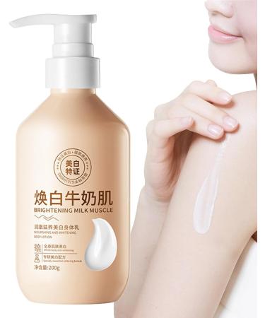 ZONEWD Skin Brightening Cream 200ml Brightening Body Lotion Smoothing Moisturizing Skin Lightening Cream Nourishing Brightening Lotion for Uneven Complexion - Buy Online on GoSupps.com