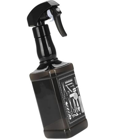 Acouto 500ml Plastic Hairdressing Spray Bottle - Retro Black Water Sprayer for Salon & Barber | Best Hair Tools for Stylish Hair Care - Buy Online on GoSupps.com