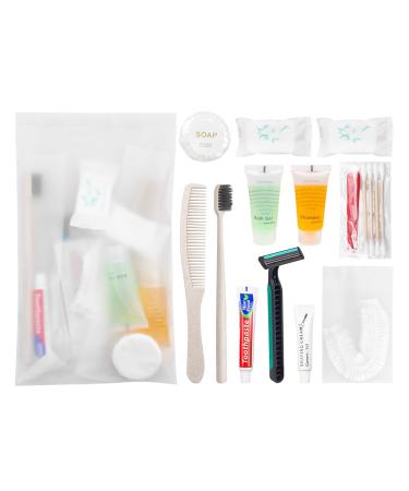 Travel toothpaste and brush toothbrush and toothpaste set individually packaged the mini toilet items are fully equipped and clean and hygienic suitable for hotel at home travel (12 sets)