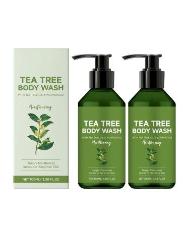 Tea Tree Body Wash Tea Tree Tinea Versicolour Body Wash with natural tea tree oil skin care for back acne folliculitis itching in the groin athletes foot and ringworm 2