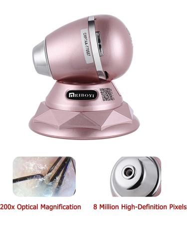 Skin Follicle Detector WiFi APP Skin Diagnosis Hair Analyzer with 200X Optical Magnification and 8 Million High-Definition Pixels Compatible with Various Devices to View for Home - Buy Online on GoSupps.com