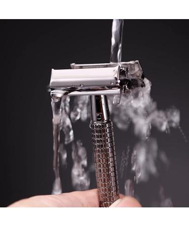 WEISHI Double Edge Safety Razor | Long Handle Butterfly Open Razor - Buy Online on GoSupps.com