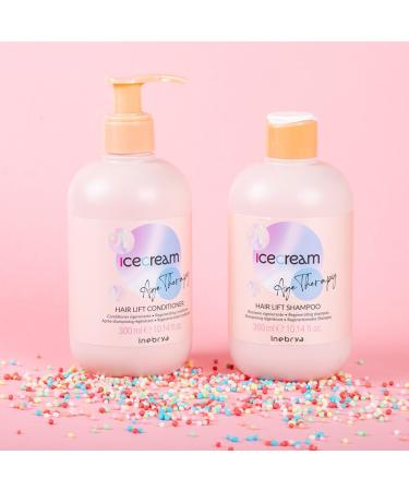 Inebrya Ice Crem Age Therapy Hair Lift Duo | Shampoo & Conditioner Kit for Mature Hair - 600ml - Buy Online on GoSupps.com