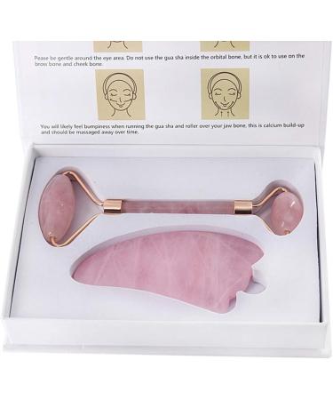 Hgjdksj Jade Face Massage Device Set | Anti-Aging Beauty Tools | Lifting & Tightening | Rose Gold - Buy Online on GoSupps.com