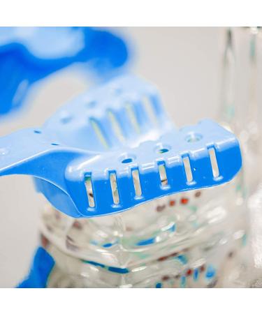10x Disposable Autoclave Perforated Impression Spoon Set - Dentist Tools & Accessories - 10 Tooth Holder Pressure Spoons - Buy Online on GoSupps.com