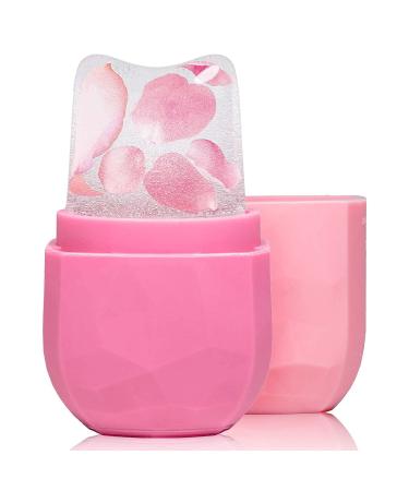 Ice Roller for Face Eyes and Neck - Skin Beauty Care Kit for Natural Glow, Acne Reduction, De-Puffing Eye Bags - Cold Therapy Massage Tool (Pink) - Buy Online on GoSupps.com