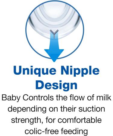 NUK Smooth Flow Nipples (2 pack) (0-6 month) Clear - Buy Online on GoSupps.com
