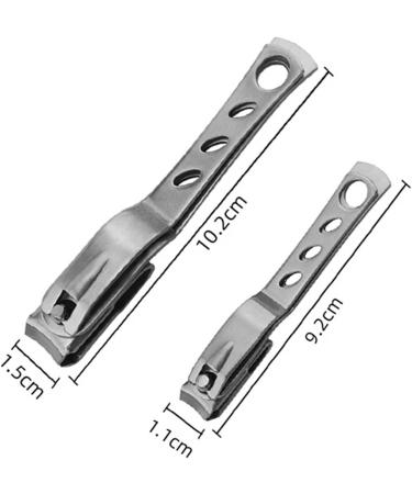 Rotating Nail Clippers Stainless Steel Fingernail & Toenail Trimmer Rotary Nail Cutter Head Manicure Tool (Color : S Size : 2pc) 2pc S - Buy Online on GoSupps.com
