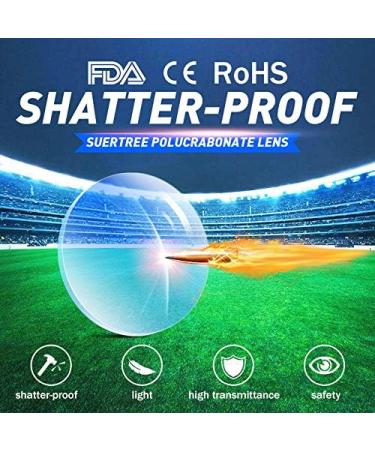 Suertree 3PC Blue Light Glasses - Anti-Blue Light Reading Glasses for Men & Women | Computer & Visual Aid - 0.0x Diopter - Buy Online on GoSupps.com