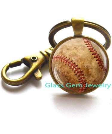 Baseball Key Ring Keychain - Sport Jewelry for Men, Player, Team Mom, Baseball Fan Gift - Buy Online on GoSupps.com