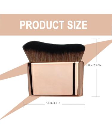Tanning Brush Body Makeup Brush Foundation Brush Portable Fake Tan Brush Contour Brush Blush Brush Bronzer Brush for Blending Liquid Cream Concealer Tanner Brush Applicator for Body & Leg Makeup - Buy Online on GoSupps.com