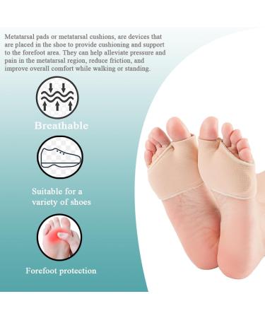 Metatarsal Pads for Men & Women - Gel Forefoot Sleeves for Pain Relief | Cushions for Metatarsalgia & Foot Care - Buy Online on GoSupps.com