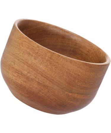 Beaupretty 3-Piece Men's Facial Cleaning Set - Shaving Soap Bowl & Foam Shell for Salon & Travel - Bamboo Light Brown 9.3x9.3x6cm - Buy Online on GoSupps.com