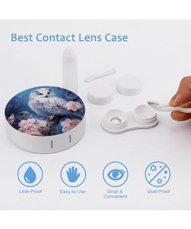 Owl Contact Lens Travel Kit | Cute Portable Contact Box with Mirror for Daily Outdoor Use - Shop Now - Buy Online on GoSupps.com