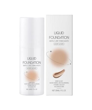 Moisturizing Foundation Makeup Lightweight Liquid Face Foundation Long-Lasting Full Coverage 4.18 Inches Matte Finish Oil Control Concealer For Oily And Dry Skin Types
