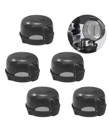 HAO JIE Haojie Children Gas knob Protection Cover, Kitchen Stove knob Cover Five Pieces, Large Universal Design, to Protect The Safety of Children, 5 Count (Pack of 1)