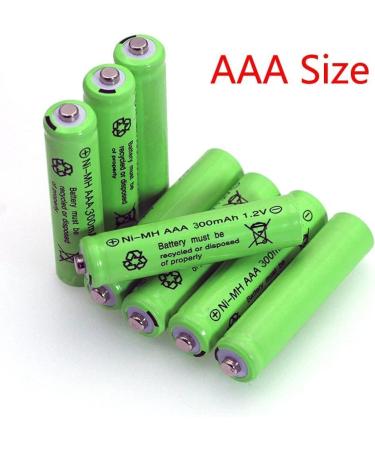 20 Packs 1.2V AAA 300mAh Ni-MH Rechargeable Batteries for Solar Lights Outdoor Garden Solar Light Lamp - Buy Online on GoSupps.com