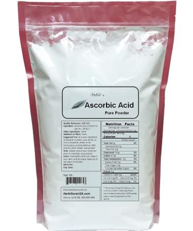 NuSci Ascorbic Acid Nutrition Pure Powder 1000g 2.2Lb - Buy Online on GoSupps.com