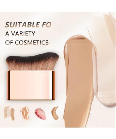 BeCause Pro Siren Makeup Brush - Rose Gold Foundation Brush for Liquid Makeup | Best Quality & Performance - Buy Online on GoSupps.com