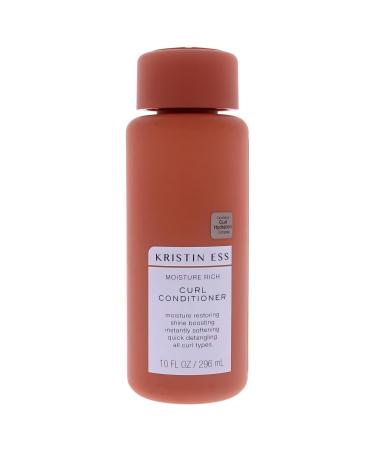 Kristin Ess Hair Moisture Rich Curl Conditioner for Curly + Wavy Hair  Curly Hair Product  Detangler  For Dry Damaged Hair  Vegan  Sulfate  Paraben and Silicone Free  Color + Keratin Safe  10 fl. oz. - Buy Online on GoSupps.com