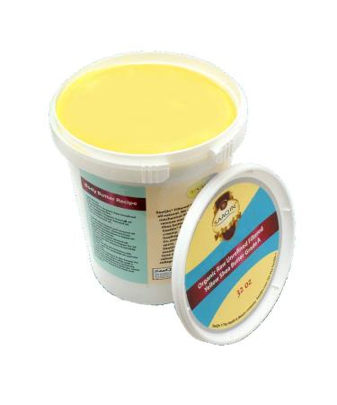 SAAQIN 32oz. African Shea Butter from Ghana FILTERED & CREAMY - Made with Organic source - Imported from Ghana - Buy Online on GoSupps.com