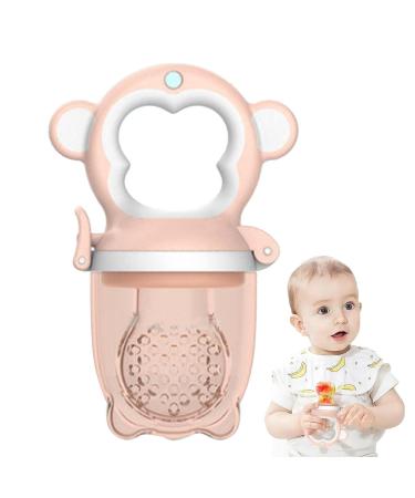Abbto Fruit Bite Rings for Babies | Food Grade Silicone Baby Mesh Feeder | Self-Feeding Learning Tool - Buy Online on GoSupps.com