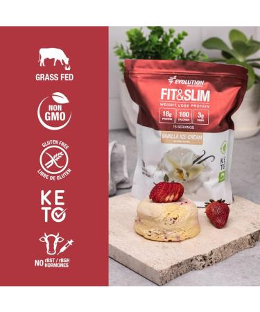 Evolution Advance Nutrition Fit & Slim Blend, 2 Pounds + Resistance Loop Bands for Home Exercise Grass Fed Whey Protein Powder, Easy Digesting, Keto Approved, Non GMO, Stevia Sweetened (Vanilla) - Buy Online on GoSupps.com