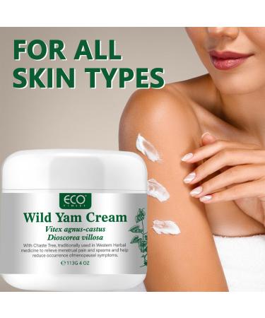 Wild Yam Cream for Hormone Balance | 100% Natural Organic Support for Women | Menopause & Perimenopause | All Skin Types - Buy Online on GoSupps.com