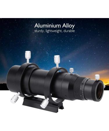 Cuifati 50mm Double Helmetrical Helical Focuser Guide Scope Finder for Astronomical Telescopes - Lightweight Aluminium Alloy, Black - Compatible with Celestron, Vixen - Buy Online on GoSupps.com