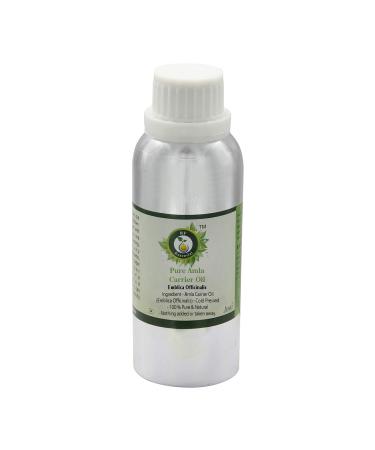 Amla Oil | Emblica Officinalis | 100% Pure Natural | Cold Pressed | For Hair Growth | Amla Hair Oil | Rare Herb Series | 630ml | 21oz By R V Essential Amber 630ml (21oz)