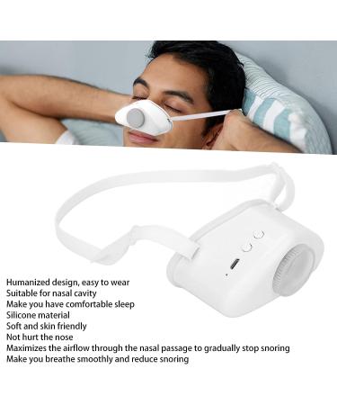 Electric Anti Snoring Nasal Dilator | Adjustable 3 Gears | Silicone Air Purifier Filter | White - Buy Online on GoSupps.com