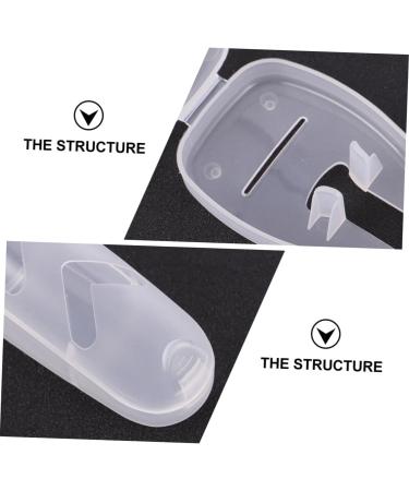 Beaupretty 12 STK Sausage Container & Razor Storage Bag - Transparent Dustproof Hard Shell Case for Men | International Shipping Available - Buy Online on GoSupps.com