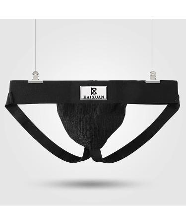JOCKLAND Men's Wide Band Mesh Jock Strap - Black Medium | Athletic Supporter for Gym and Vasectomy - Buy Online on GoSupps.com