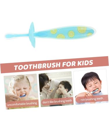 Frcolor 4-Piece Children's Toothbrush Set - Soft Fur Detergent Tooth Cleaner & Transparent Shoe Belt Ideal for Milk Teeth Care - Buy Online on GoSupps.com