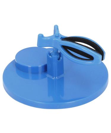 Nail Polish Bottle Holder Improve Efficiency Optimal Angle Spill-Proof Nail Polish Rack Stable Support for Nail Art Supply (Blue)
