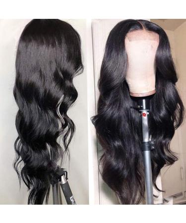Hd Lace 6x6 Body Wave Wig | Brazilian Virgin Human Hair | 20 Inch | 150% Density | Natural Hairline with Baby Hair | Glueless Soft Wig | Natural Color - Buy Online on GoSupps.com