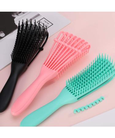 Tonyg-P EZ Discrowded Brush for Afro Textures 3a-4c | Easy Clean Wet/Dry Hairbrush - Pink/Blue/Black - Buy Online on GoSupps.com