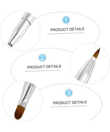 minkissy Flat Concealer Brush Silicone Makeup Applicator Travel Makeup Dual End Lip Brush Set De Maquillaje Retractable Lip Brush for Lipstick Flexible Lipstick Brush Lip - Buy Online on GoSupps.com