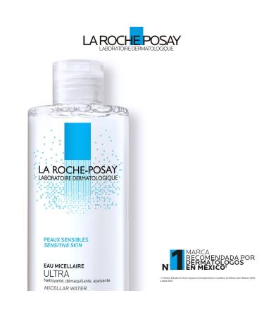 La Roche-Posay Micellar Cleansing Water 13.53 Fl Oz - Gentle Makeup Remover & Face Toner for Sensitive Skin - Buy Online on GoSupps.com