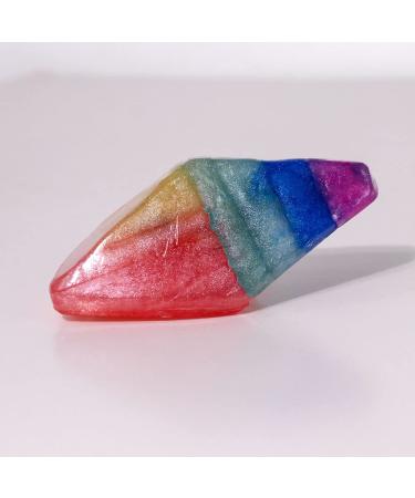 LUXURY CRYSTAL SOAP  NEW CHAKRA DESIGN  LAVENDER SCENT