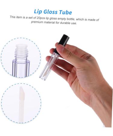  SOESFOUFU Set of 10 Refillable 5ml Plastic Lip Gloss Tubes - Travel Size - Convenient and Trendy - Buy Online on GoSupps.com