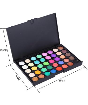 40 Colors Eyeshadow Palette Mineral Matte Pigment Waterproof Eye Shadow Powder Makeup Set(#2) - Buy Online on GoSupps.com