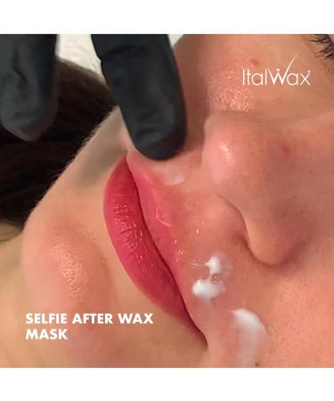 Italwax AfterWax Mask Selfie soothing facial mask after waxing for women with allantoin and light fragrance hydrates and cares 100 ml ideal for sensitive facial areas - Buy Online on GoSupps.com