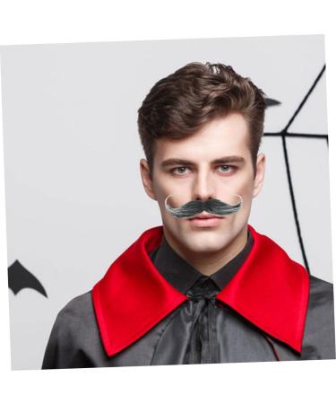 NOLITOY 2pcs Halloween Beard Wig Dreses Lifelike Beard Costume Halloween Cosplay Beards Prom Elder Handlebar - Buy Online on GoSupps.com