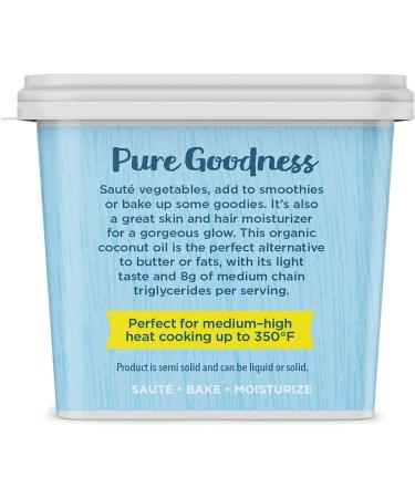 Carrington Farms Coconut Oil Pure Unrefined Cold Pressed 12 oz (340 g) - Buy Online on GoSupps.com