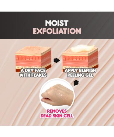 Clear Blemish Peeling Gel 3.38 fl.oz - AHA/BHA Facial Scrub & Exfoliator for All Skin Types | Dead Skin Cell Remover - Shop Internationally - Buy Online on GoSupps.com