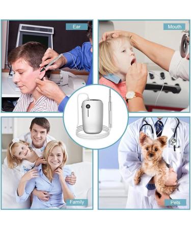 SMSOM OTOSKOK 100MP HD Ear Wax Removal Camera - 6 LED Lights & 3.9mm Ear Cleaner Tool - Buy Online on GoSupps.com