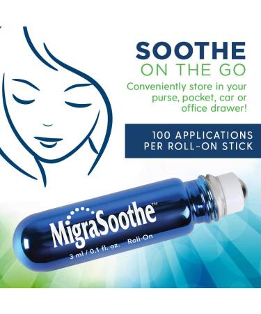 Health From The Sun MigraSoothe Roll-On - Lavender & Peppermint Relief (0.1 fl oz) - Buy Online on GoSupps.com